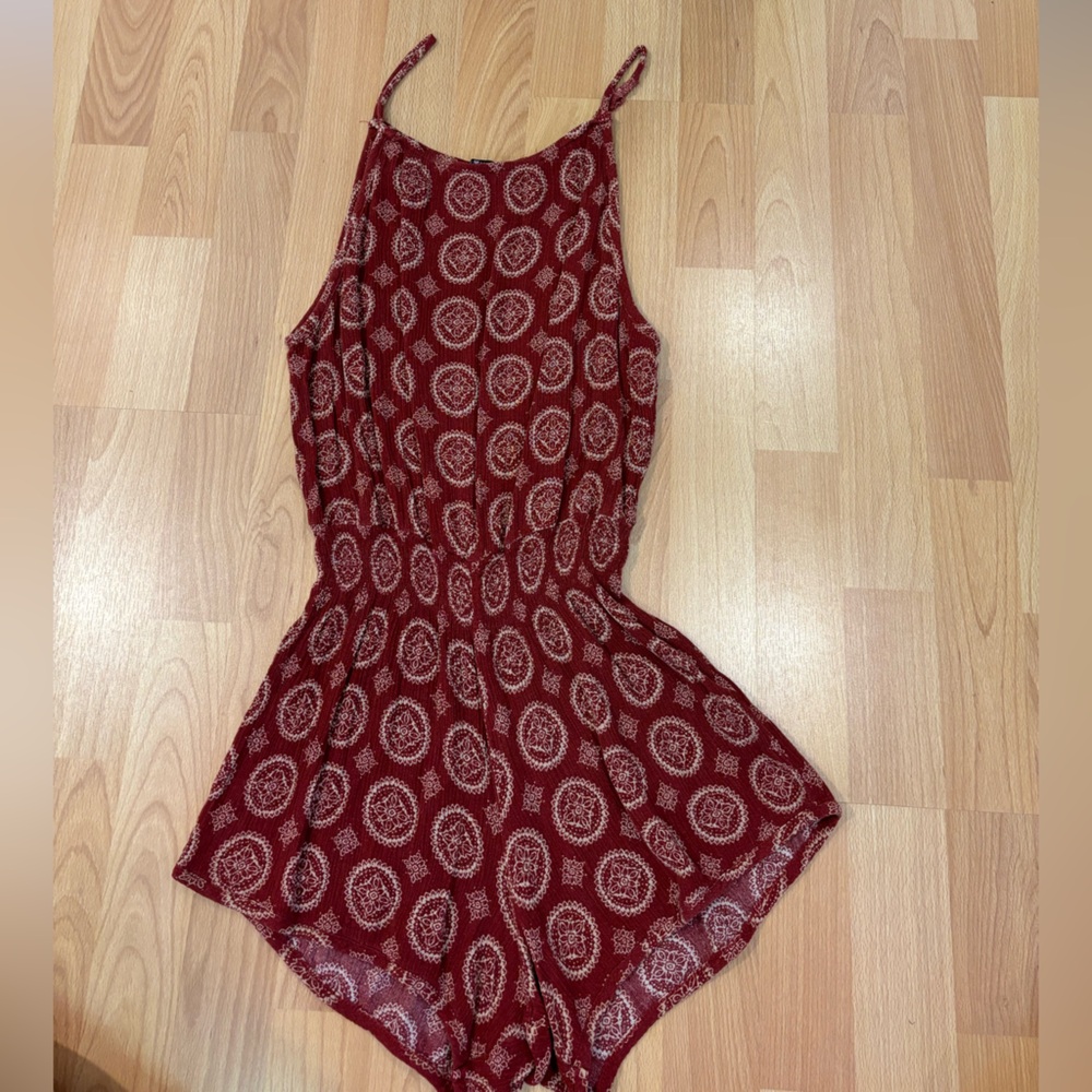 Brandy Melville red Alexandra romper